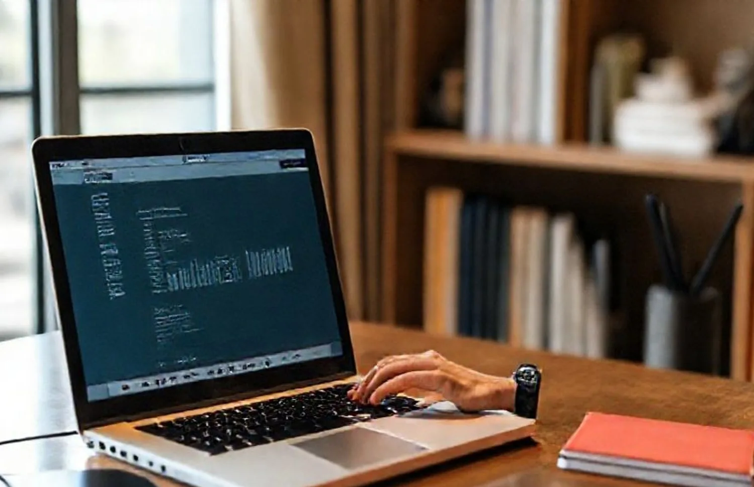 Executive coaching session on laptop